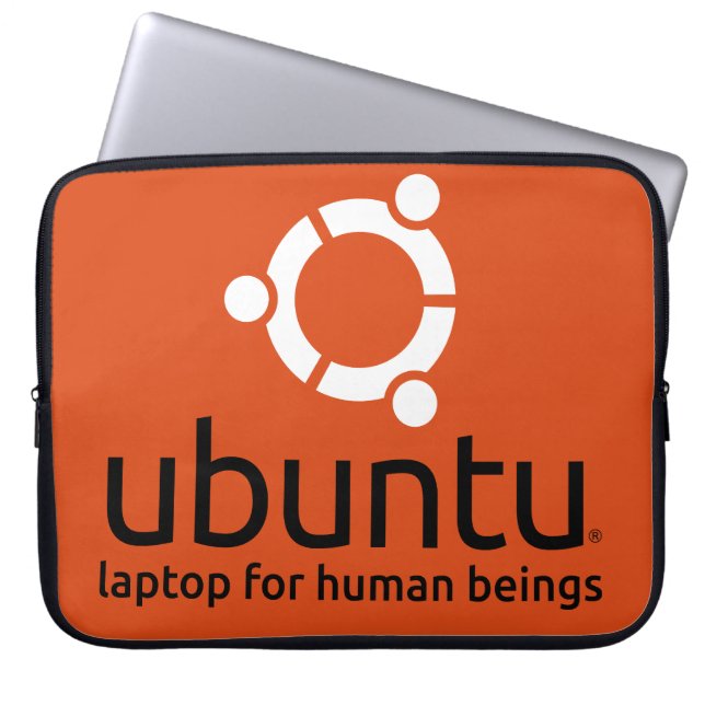 Ubuntuのラップトップスリーブ ラップトップスリーブ (正面)