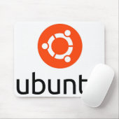 UbuntuのLinuxのロゴ マウスパッド (マウス)