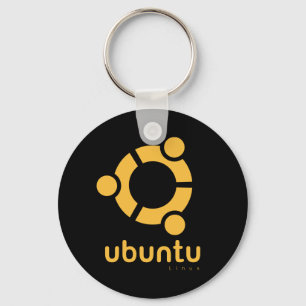 UbuntuのLinuxの開いた源 キーホルダー
