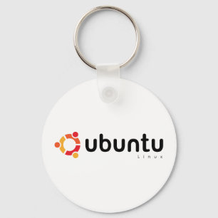 UbuntuのLinuxの開いた源 キーホルダー