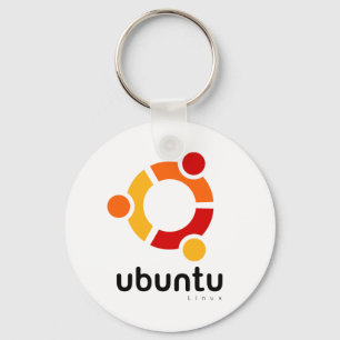 UbuntuのLinuxの開いた源 キーホルダー