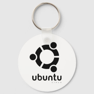 UbuntuのLinuxの開いた源 キーホルダー