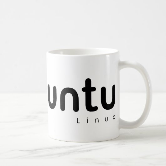 UbuntuのLinuxの開いた源 コーヒーマグカップ (右)