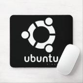 UbuntuのLinuxの開いた源 マウスパッド (マウス)