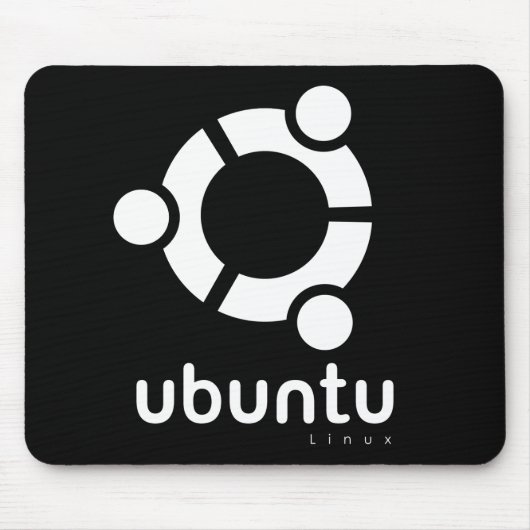 UbuntuのLinuxの開いた源 マウスパッド (正面)