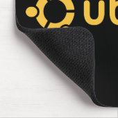 UbuntuのLinuxの開いた源 マウスパッド (コーナー)