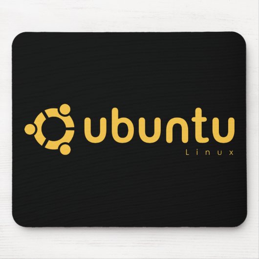UbuntuのLinuxの開いた源 マウスパッド (正面)