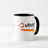 UbuntuのLinuxの開いた源 マグカップ (正面右)
