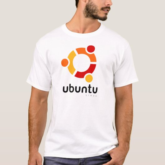 UbuntuのLinuxの開いた源 Tシャツ (正面)