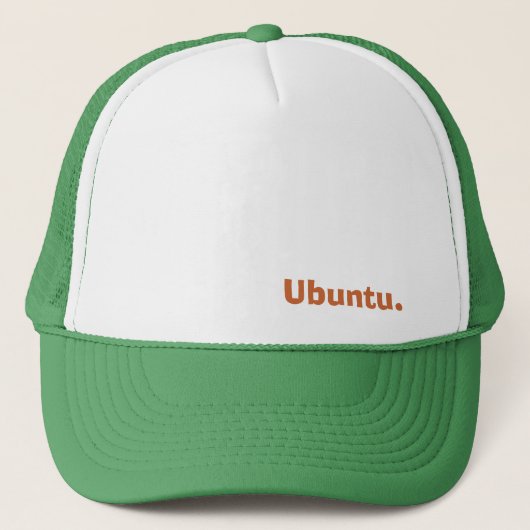 Ubuntu. キャップ (正面)