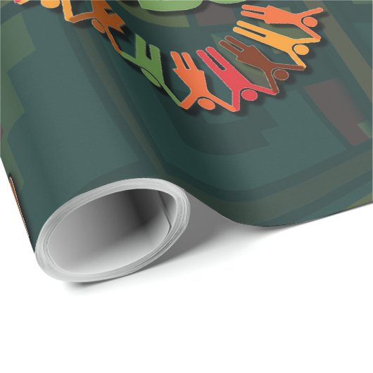 Ubuntu – 私は私たちだからだ。 ラッピングペーパー (ロールコーナー)