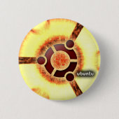 Ubuntu 缶バッジ (正面)