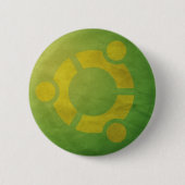 Ubuntu 缶バッジ (正面)