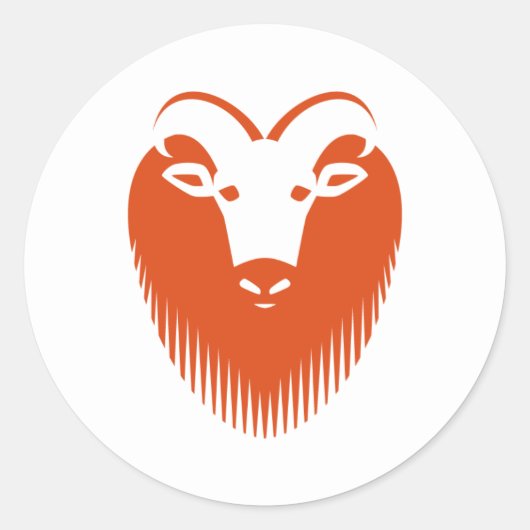 Ubuntu 14.04 LTS 「Trusty Tahr」ステッカー ラウンドシール (正面)
