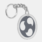 Ubuntu Budgie Keychain キーホルダー (正面左)