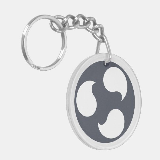 Ubuntu Budgie Keychain キーホルダー (正面左)
