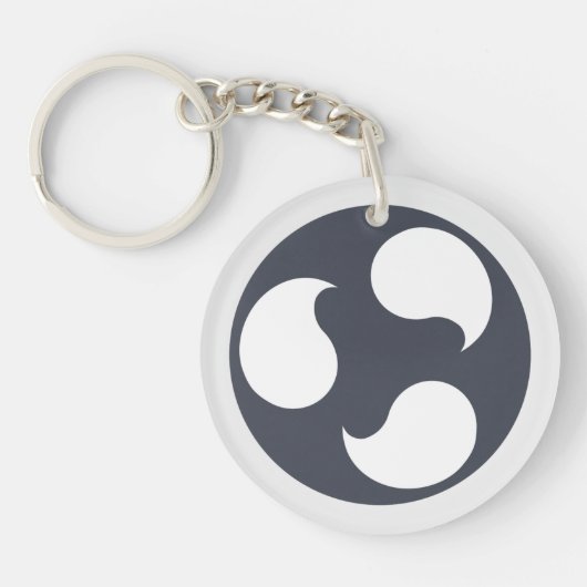 Ubuntu Budgie Keychain キーホルダー (正面)