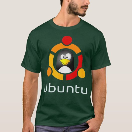 Ubuntu Linu Os funny Tu Penguin Tee Tシャツ (正面)