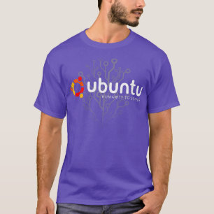 Ubuntu Linuxの人間性 Tシャツ