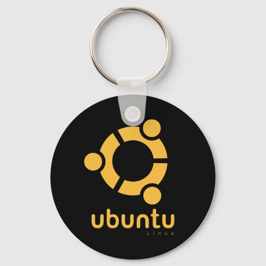 Ubuntu Linuxオープンソース キーホルダー (正面)