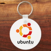 Ubuntu Linuxオープンソース キーホルダー (正面)