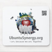 Ubuntu Synergy – マウスパッド (正面)