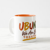Ubuntu We Are Better Together マグ (正面左)