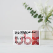 UBXのマッサージのセラピー 名刺 (スタンド正面)