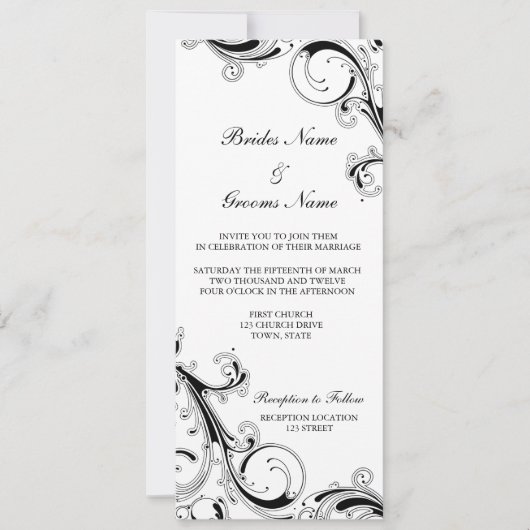 ucファイル： 3.5 x 9 BGuppercase 招待状 (正面)