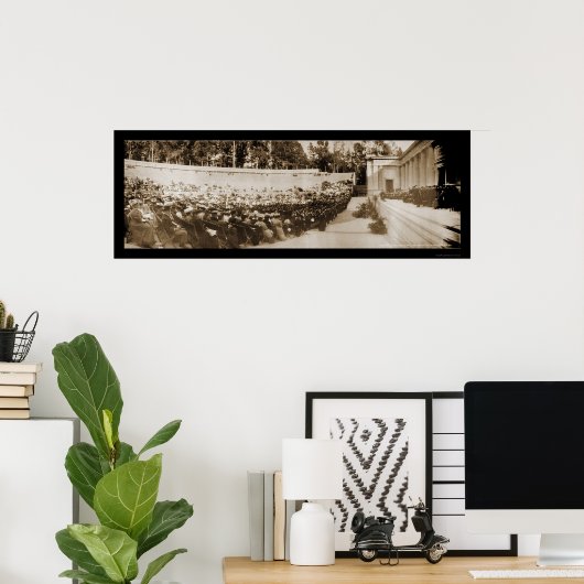 UC Berkeley Gradution写真1906 ポスター (ホームオフィス)