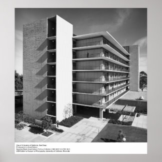 UC San Diegoのビュー(by Ansel Adams) ポスター