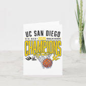 Uc San Diego Tretons 2025 Regular Season Basketbal カード (正面)