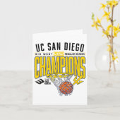 Uc San Diego Tretons 2025 Regular Season Basketbal カード (黄色い花)