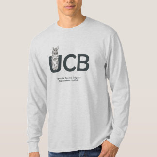 UCBはジャーマン・シェパードの人の長袖Tを繁殖させます Tシャツ