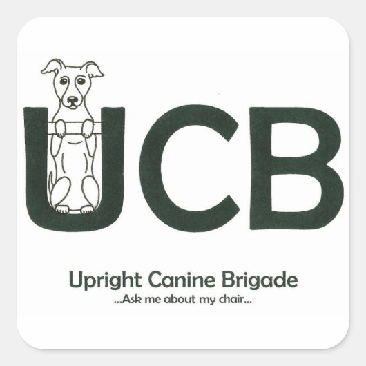 UCBロゴシール スクエアシール (正面)