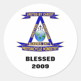 UCBIのバイクの天恵のステッカー2009年 ラウンドシール