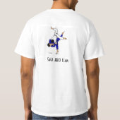 uchiのマータの投球を持つ冒険談の柔道のチーム tシャツ (裏面)