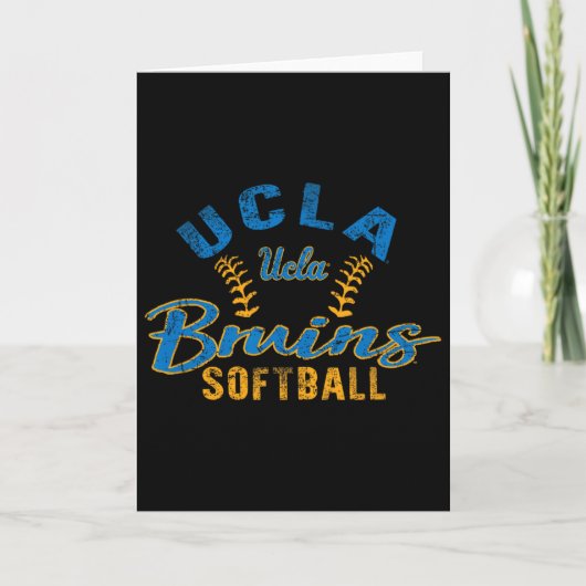 UCLA Bruins ソフトボール ヴィンテージ 公式ライセンス  カード (正面)