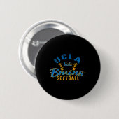 UCLA Bruins ソフトボール ヴィンテージ 公式ライセンス  缶バッジ (正面&裏面)