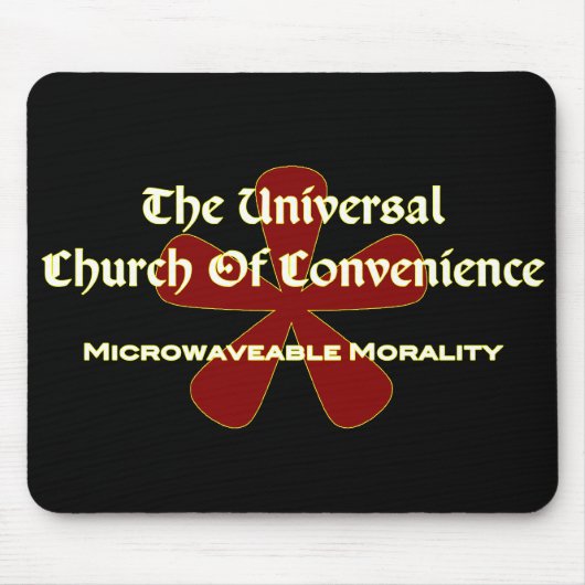 UCOCのマイクロウェーブ-暗闇 マウスパッド (正面)