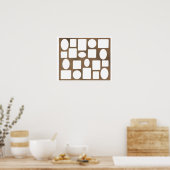 UCreateアート写真ポスターjGibney博物館ザズル ポスター (キッチン)