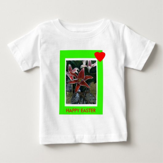 !UCreateハッピーイースター ベビーTシャツ (正面)