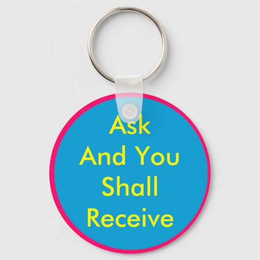 !UCreate Zazzle – ミュ頼ージアムを受け取る キーホルダー (正面)