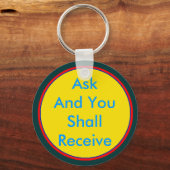 !UCreate Zazzle – ミュ頼ージアムを受け取る キーホルダー (正面)