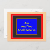 !UCreate Zazzle – ミュ頼ージアムを受け取る ポストカード (正面/裏面)