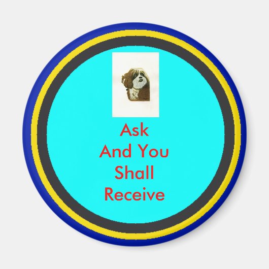 !UCreate Zazzle – ミュ頼ージアムを受け取る マグネット (正面)