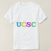 ucsc – サンタクルーズ tシャツ (デザイン正面)