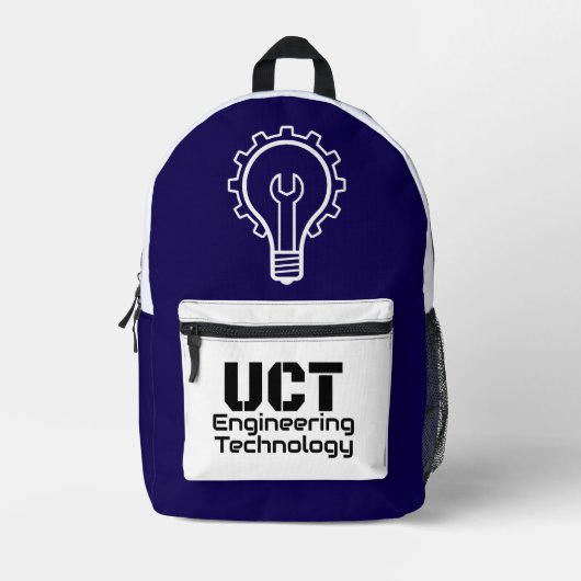 UCT_ENGINEERING PRINTED BACKPACK プリントバックパック (正面)