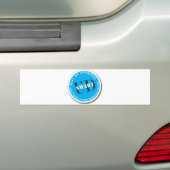UD頭が切れるな認可の印 バンパーステッカー (車上)