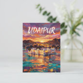 Udaipur India ポストカード (スタンド正面)